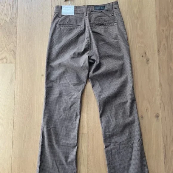 NWT Ag Tailored Kinsley Sueded Sateen High Rise Crop Pant Size 26